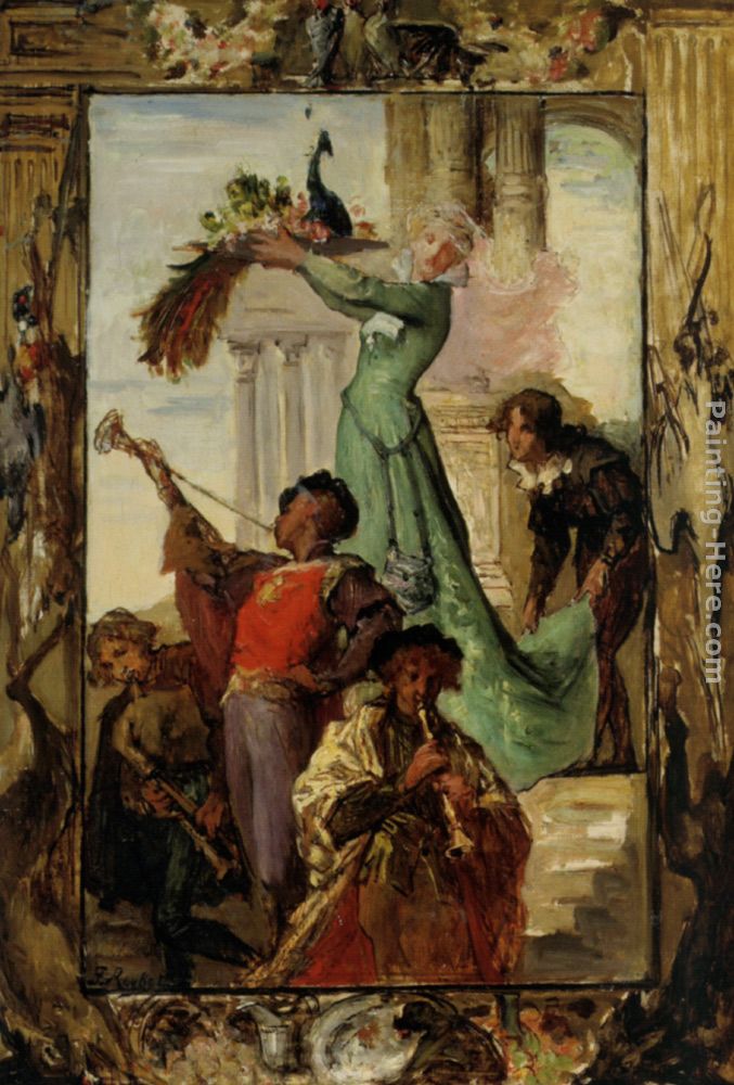 A Musical Fanfare painting - Ferdinand Roybet A Musical Fanfare art painting